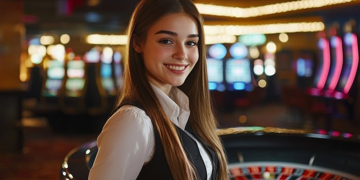 Antarmuka hasil pertandingan di aplikasi mobile liganation menampilkan skor Liga 1 real-time dengan studio dealer di latar belakang